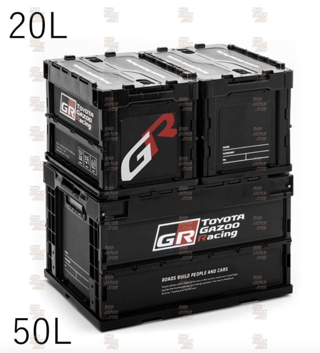 Toyota Gazoo Racing Outdoor Folding Container Box - 50L - RHDJapan